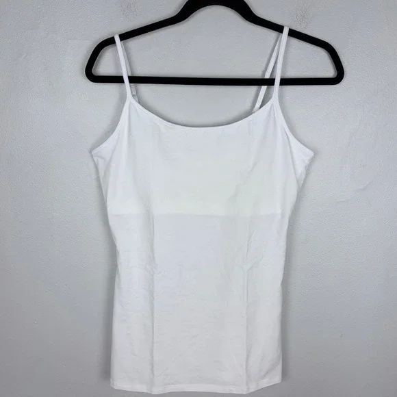 Express Original Best Loved Bra Cami White Adjustable Shelf Built-In Size Medium - Picture 2 of 7